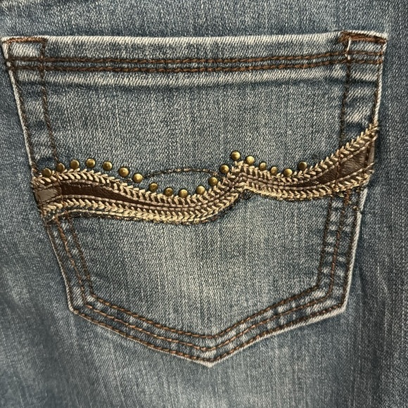 Christoper & Banks Sz 12 jeans fancy pockets good condition - Picture 5 of 5